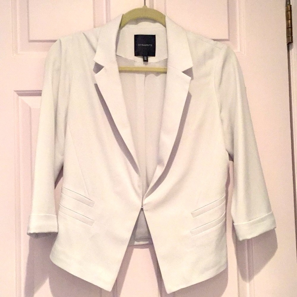 Dynamite White Blazer Size S - Picture 1 of 4